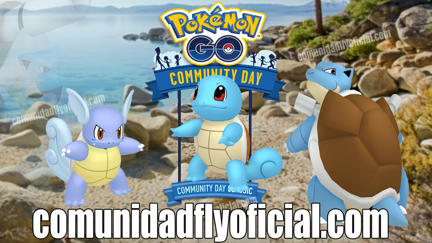 Squirtle, Wartortle y Blastoise en el Community day Clasico Con tremendo  Bonus en Pokemon GO y podras obtenerlo shiny | Timetable Horarios Mundiales